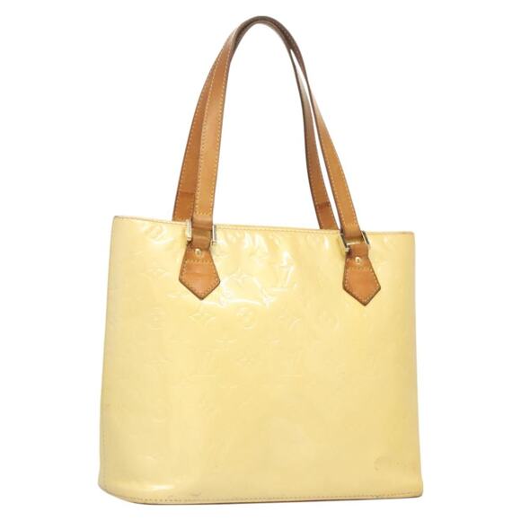 LOUIS VUITTON Monogram Vernis Houston Hand Bag Perle M91342 - Picture 1 of 16